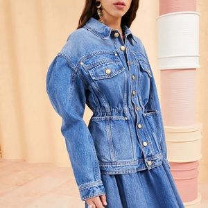 Ulla Johnson Odette denim jacket in Indigo